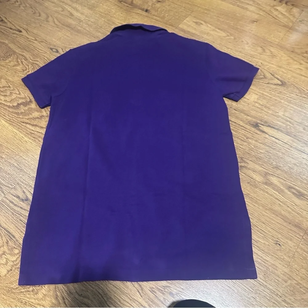 Polo Ralph Lauren Purple Polo Shirt Yellow Logo big pony short sleeve medium